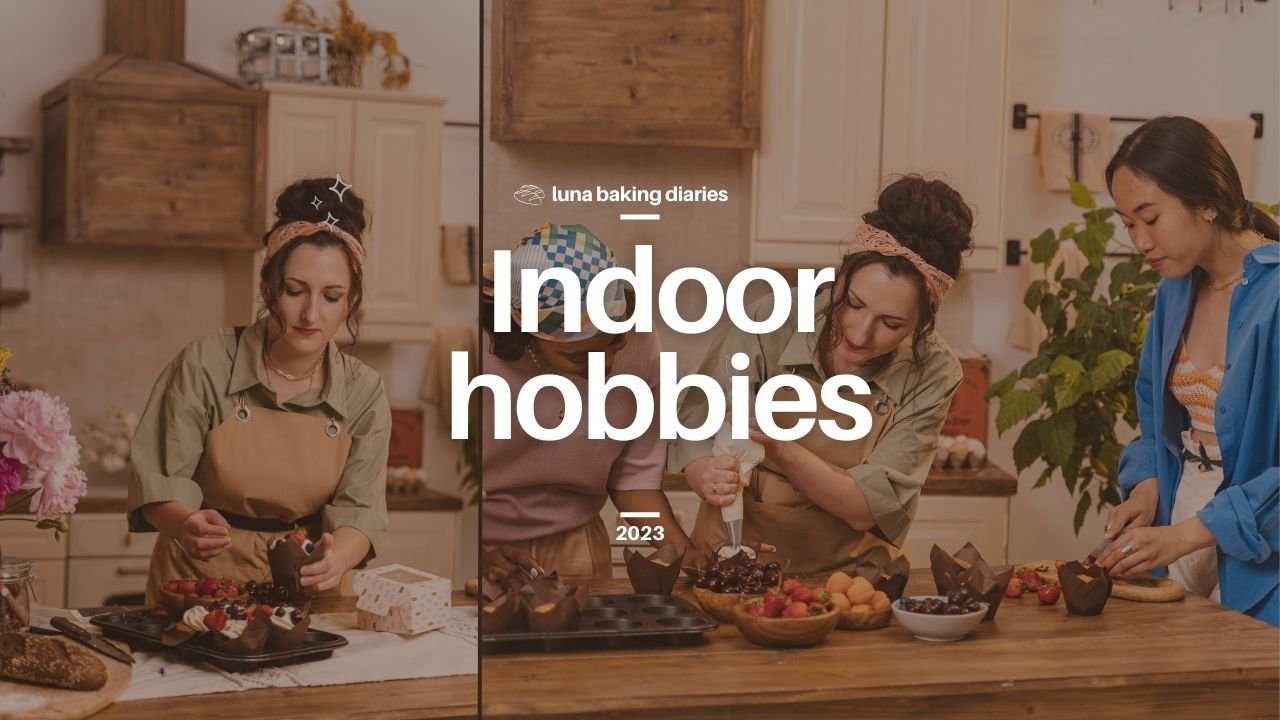 Brown and White Simple Summer Hobbies Vlog Thumbnail