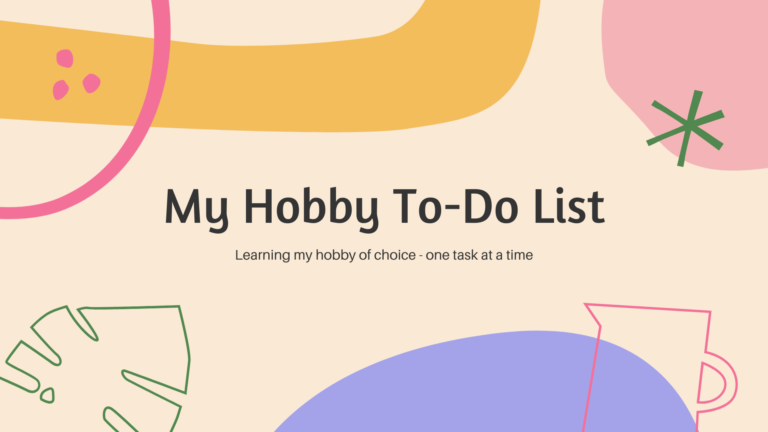 Colorful Organic Abstract Hobbies To-Do List Planner Presentation
